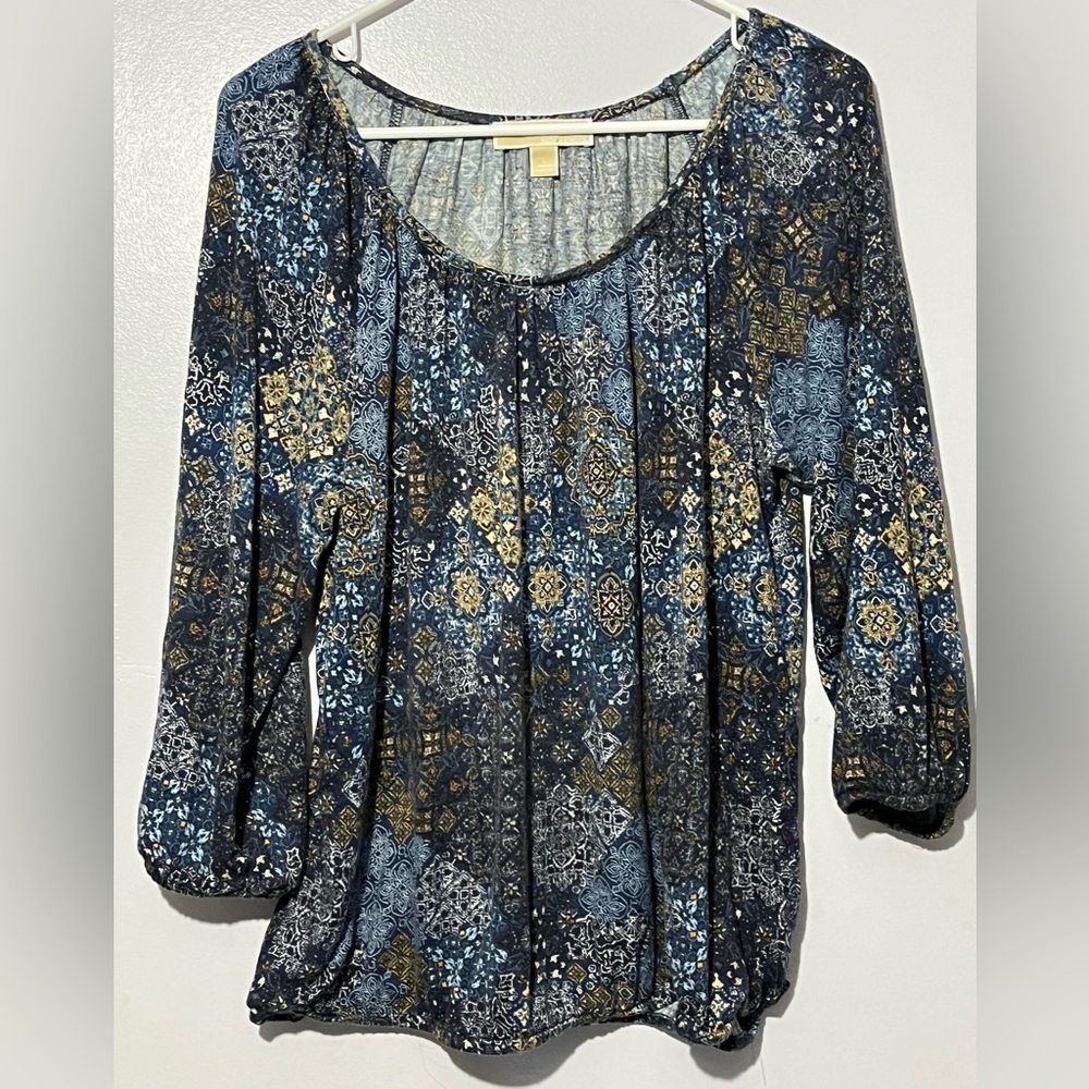 Micheal Kors wide neck top sz L -stitchfix-
